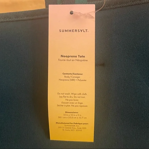 Summersalt Neoprene Tote - Picture 3 of 6